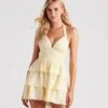 Windsor. Sunset Happy Hour Ruffled Skater Dress -Specialtycookwareus 05101 2256 1