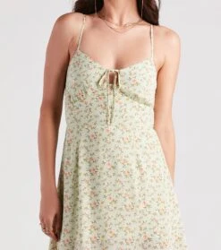Windsor. Strolling The Garden Floral Chiffon Midi Dress -Specialtycookwareus 05101 2312 4 ad860bc0 e76e 4472 8696 454418e2db41
