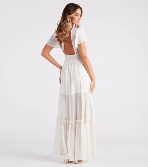 Windsor. Summer Daydream Ruffled Chiffon Maxi Dress -Specialtycookwareus 05101 2335 2 5641c1c5 7cbc 4336 aae7 ee71a82f33b5