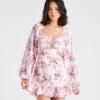 Windsor. Ready For Floral Chiffon Ruffle Short Dress -Specialtycookwareus 05101 2355 1