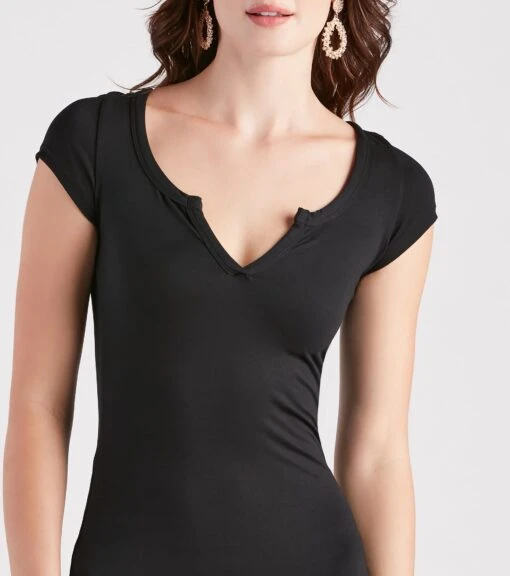 Windsor. Iconic Basic Cap Sleeve Midi Dress -Specialtycookwareus 05101 2530 4