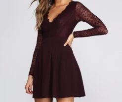 Windsor. Secret Obsession Lace Skater Dress -Specialtycookwareus 05101 8648 3