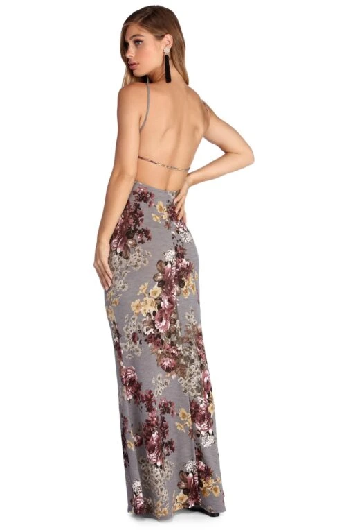 Windsor. Floral Frenzy Open Back Maxi -Specialtycookwareus 05102 0004 1