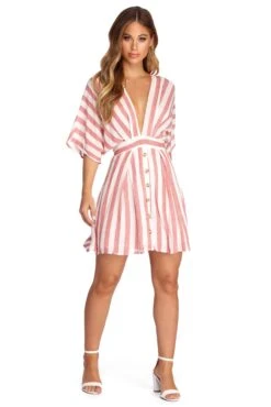 Windsor. Buttoned Up In Stripes Dress -Specialtycookwareus 05102 0041 2 68061f6c baf2 4ad6 bb15 b0b5c4abc921