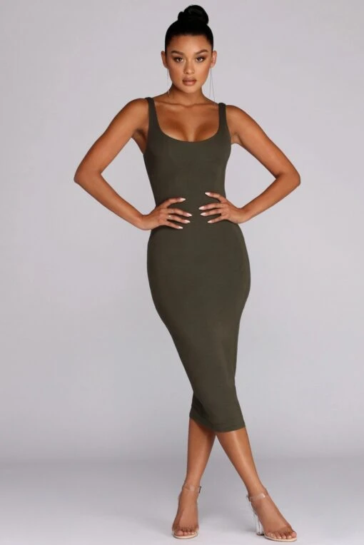 Windsor. Basic Essentials Midi Dress -Specialtycookwareus 05102 0083 1 4d81f14d 2301 47ee a115 79344c0af2b5