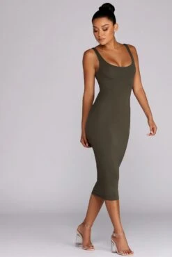 Windsor. Basic Essentials Midi Dress -Specialtycookwareus 05102 0083 2 ff7bb386 125e 4312 911f 8b3aeaf71d2f