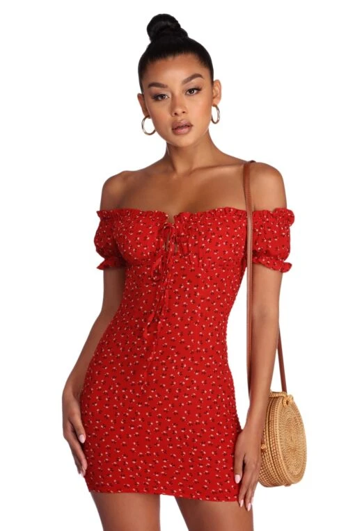 Windsor. Get Sprung On Florals Mini Dress -Specialtycookwareus 05102 0099 1 89f0bacf c6f3 4141 99fa 27894d161ee6