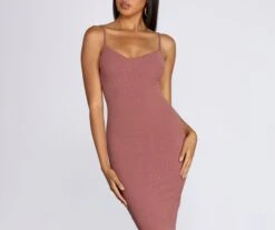 Windsor. Keepin' Knit Casual Midi Dress -Specialtycookwareus 05102 0202 3