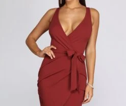 Windsor. Wrapped In Beauty Mini Dress -Specialtycookwareus 05102 0236 4 43827772 d385 4bab b56b 2ba0870fa811 1