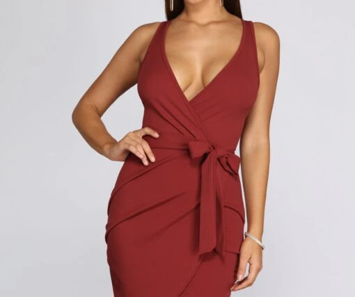 Windsor. Wrapped In Beauty Mini Dress -Specialtycookwareus 05102 0236 4 43827772 d385 4bab b56b 2ba0870fa811 1