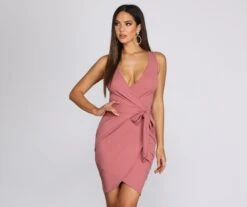 Windsor. Wrapped In Beauty Mini Dress -Specialtycookwareus 05102 0238 1