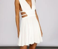 Windsor. Lovely In Linen Sleeveless Skater Dress -Specialtycookwareus 05102 0241 3 12d60303 2ac6 48e9 accd aa3c8706930b 1