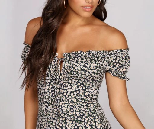 Windsor. Get Sprung On Florals Mini Dress -Specialtycookwareus 05102 0262 3