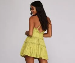 Windsor. Ruffle Ride Skater Dress -Specialtycookwareus 05102 0265 4