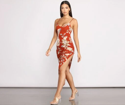 Windsor. Stunning In Florals Sleeveless Midi Dress -Specialtycookwareus 05102 0292 1 e50b59c3 4bb7 4aee a78f f30a3c6dcd75