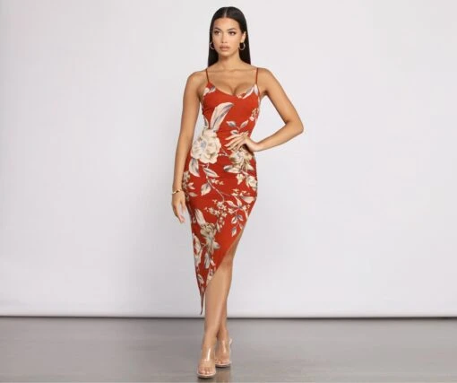 Windsor. Stunning In Florals Sleeveless Midi Dress -Specialtycookwareus 05102 0292 4 13de7e77 2938 44d9 a2b0 d8ecc5ac3247