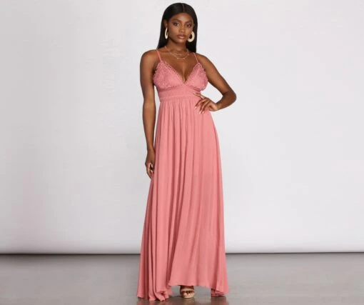 Windsor. Breezy Babe Crochet Maxi Dress -Specialtycookwareus 05102 0294 1