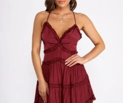 Windsor. Ruffle Ride Skater Dress -Specialtycookwareus 05102 0329 3