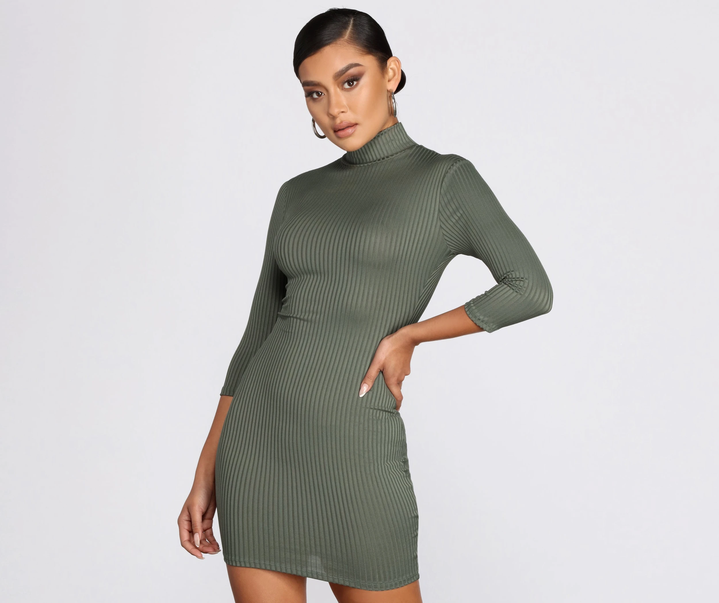 Ribbed Knit Turtleneck Mini Dress Windsor. Ribbed Knit Turtleneck Mini Dress -Specialtycookwareus 05102 0348 1 8b890143 6ce0 4ac7 a991 a0cf54d76b73