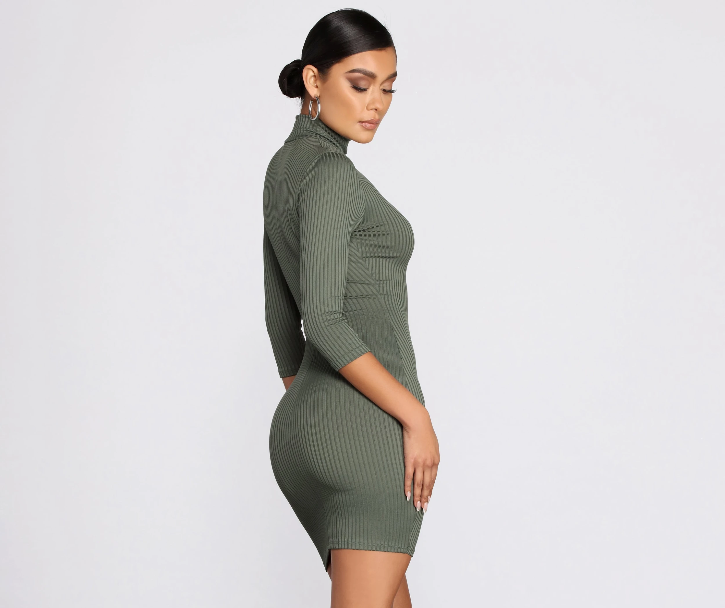 Ribbed Knit Turtleneck Mini Dress Windsor. Ribbed Knit Turtleneck Mini Dress -Specialtycookwareus 05102 0348 2 c5556750 2eb8 4908 a1b7 8e643afaade7