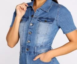 Windsor. Button Up In Denim Frayed Dress -Specialtycookwareus 05102 0436 3 4297081b 6163 40f0 b27e 45e4be2102ce