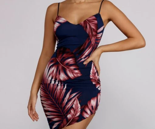Windsor. Take A Trip Tropical Mini Dress -Specialtycookwareus 05102 0440 3 1