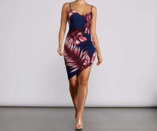 Windsor. Take A Trip Tropical Mini Dress -Specialtycookwareus 05102 0440 4