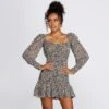 Windsor. Flow On Chiffon Mini Dress -Specialtycookwareus 05102 0448 1