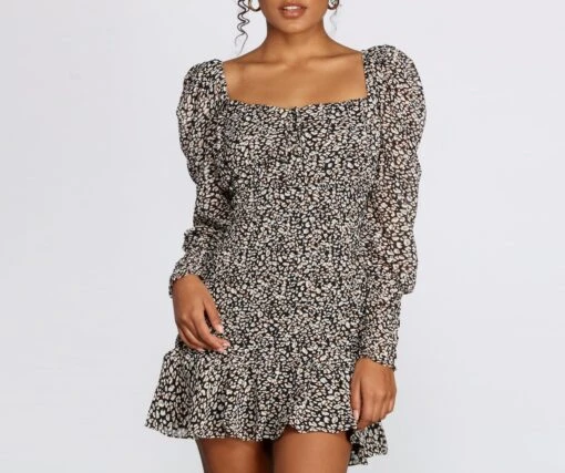 Windsor. Flow On Chiffon Mini Dress -Specialtycookwareus 05102 0448 4