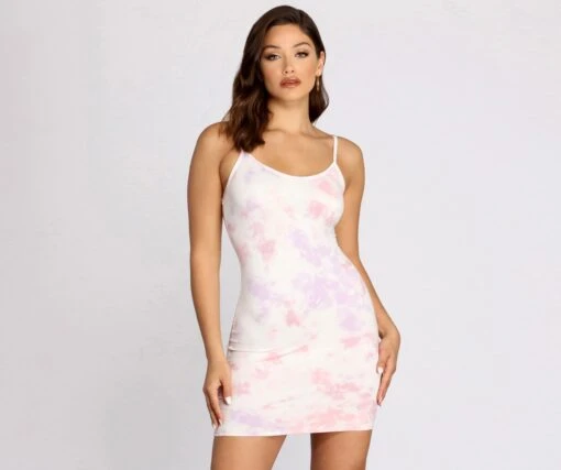 Windsor. Groovy Gal Tie Dye Mini Dress -Specialtycookwareus 05102 0495 5