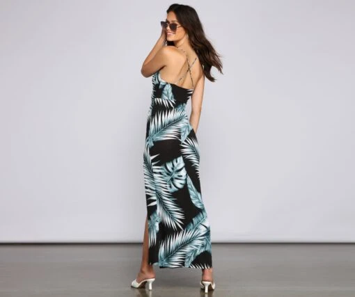 Windsor. Major Jetsetter Tropical Print Maxi Dress -Specialtycookwareus 05102 0542 2