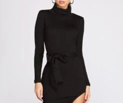 Windsor. Chic With An Edge Sweater Dress -Specialtycookwareus 05102 0544 3 0c2ab9ae b7f3 45df ad9f d18684a319cd
