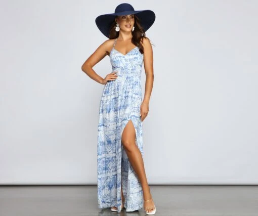 Windsor. Take Me Away Tropical Tie-Dye Maxi Dress -Specialtycookwareus 05102 0576 1 602ebe15 56d7 40ae 982a f6ab8558f8d3