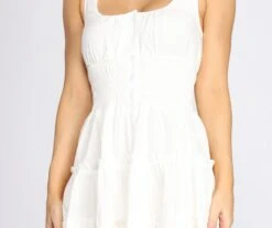 Windsor. Boho Breeze Tiered Mini Dress -Specialtycookwareus 05102 0626 3 2a3ec2ae 5584 48ed b4fd ade80749540c