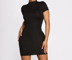 Windsor. Zip Up Chic Mini Dress -Specialtycookwareus 05102 0650 3 c8eb6d61 891c 44a8 b87b 8023b599982d