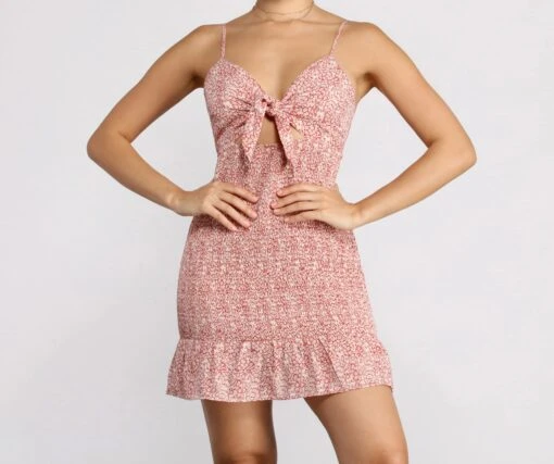 Windsor. Brunch Babe Floral Mini Dress -Specialtycookwareus 05102 0744 1