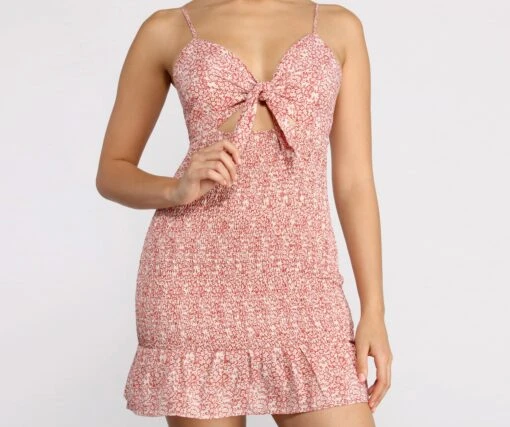 Windsor. Brunch Babe Floral Mini Dress -Specialtycookwareus 05102 0744 3