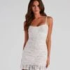 Windsor. Wrapped In Lace Ruched Mini Dress -Specialtycookwareus 05102 0750 3 7f03e1a6 d99a 4c6a 8cc4 023b0df1dc88
