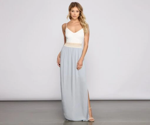 Windsor. Effortlessly Stunning Crochet Waist Maxi Dress -Specialtycookwareus 05102 0754 1 ddb52d03 8e13 478e 9e5c 794fd3a74f2c