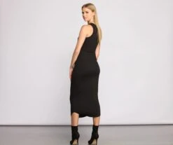Windsor. Basic Vibes Knit Midi Dress -Specialtycookwareus 05102 0923 2
