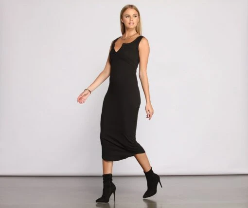 Windsor. Basic Vibes Knit Midi Dress -Specialtycookwareus 05102 0923 4