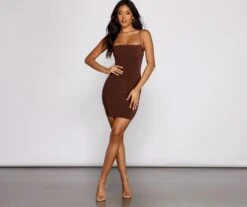 Windsor. Best Life Square Neck Mini Dress -Specialtycookwareus 05102 1002 4