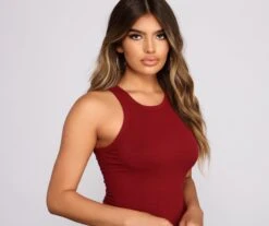 Windsor. Ribbed Knit Crew Neck Bodycon Mini Dress -Specialtycookwareus 05102 1068 3