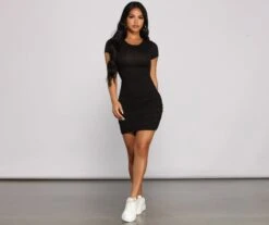 Windsor. Casual Staple Open Back Ruched Mini Dress -Specialtycookwareus 05102 1097 4 bb27ca14 3d84 40fc 89a4 8be26a156b11 1