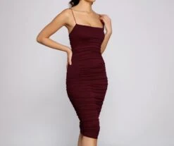 Windsor. Heart Of Glam Ruched Midi Dress -Specialtycookwareus 05102 1104 4 73446307 a16f 4232 9533 2ad3c83aba05