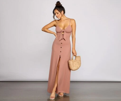 Windsor. Effortless Style Tie-Front Maxi Dress -Specialtycookwareus 05102 1174 1 eb07ef74 3167 4c2f bb5f 18c17cfeae52
