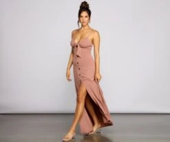 Windsor. Effortless Style Tie-Front Maxi Dress -Specialtycookwareus 05102 1174 4 460df2ec cf81 4c46 91ae 98f85e83773c