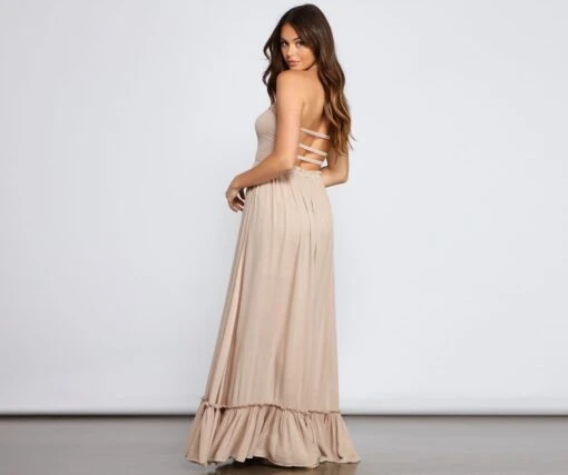 Windsor. Go With The Flow Smocked Maxi Dress -Specialtycookwareus 05102 1362 2
