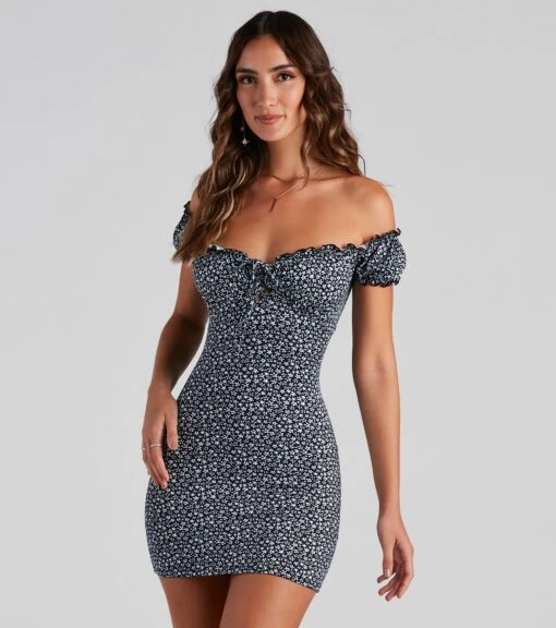 Windsor. Flirtatious Vibes Floral Mini Dress -Specialtycookwareus 05102 1430 1 7b36659d 513e 4e19 9b3c 038815564f4f