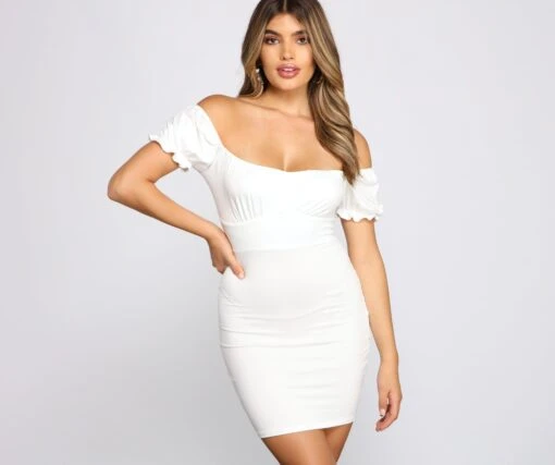 Windsor. So Sweet Puff Sleeve Mini Dress -Specialtycookwareus 05102 1554 5 8e185bb4 44f2 4de1 b130 68d04c568ee0
